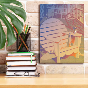 'Summer Porch' by David Chestnutt, Giclee Canvas Wall Art,12 x 16