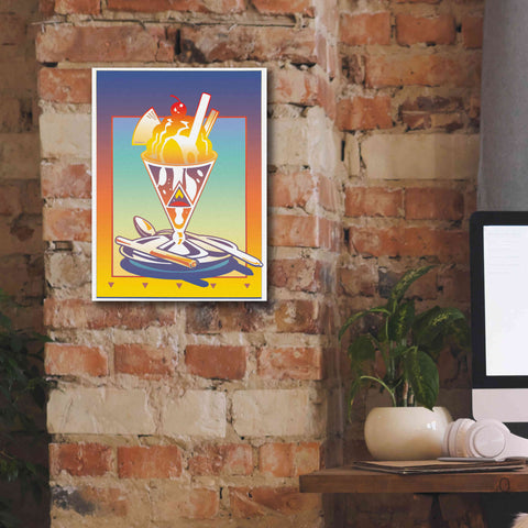 Image of 'Sunday Bloody Sundae' by David Chestnutt, Giclee Canvas Wall Art,12 x 16