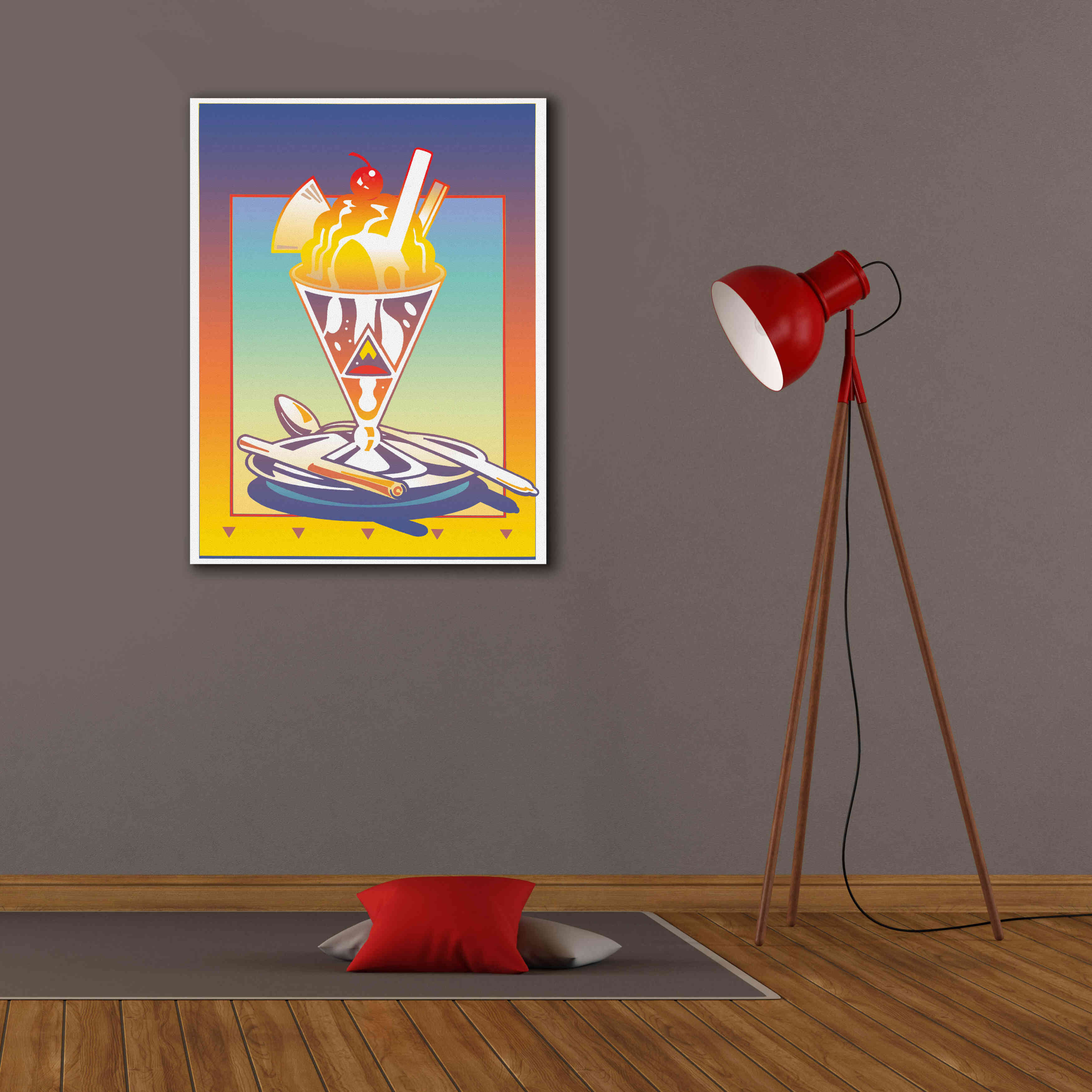'Sunday Bloody Sundae' by David Chestnutt, Giclee Canvas Wall Art,26 x 34