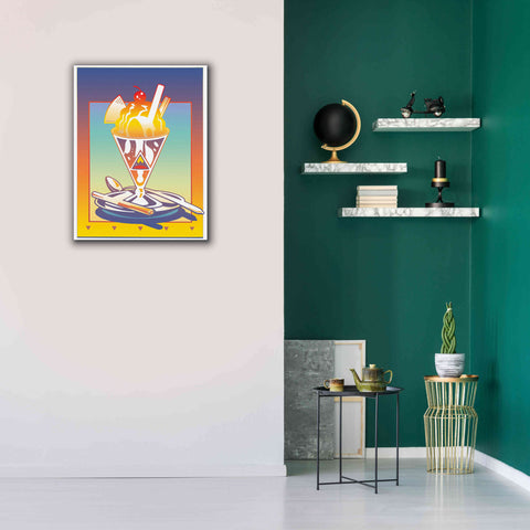 Image of 'Sunday Bloody Sundae' by David Chestnutt, Giclee Canvas Wall Art,26 x 34