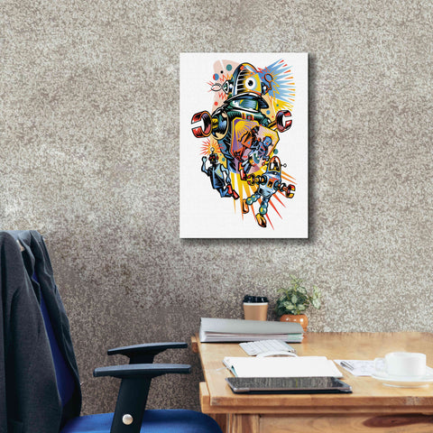 Image of 'Take Me To Your Client' by David Chestnutt, Giclee Canvas Wall Art,18 x 26