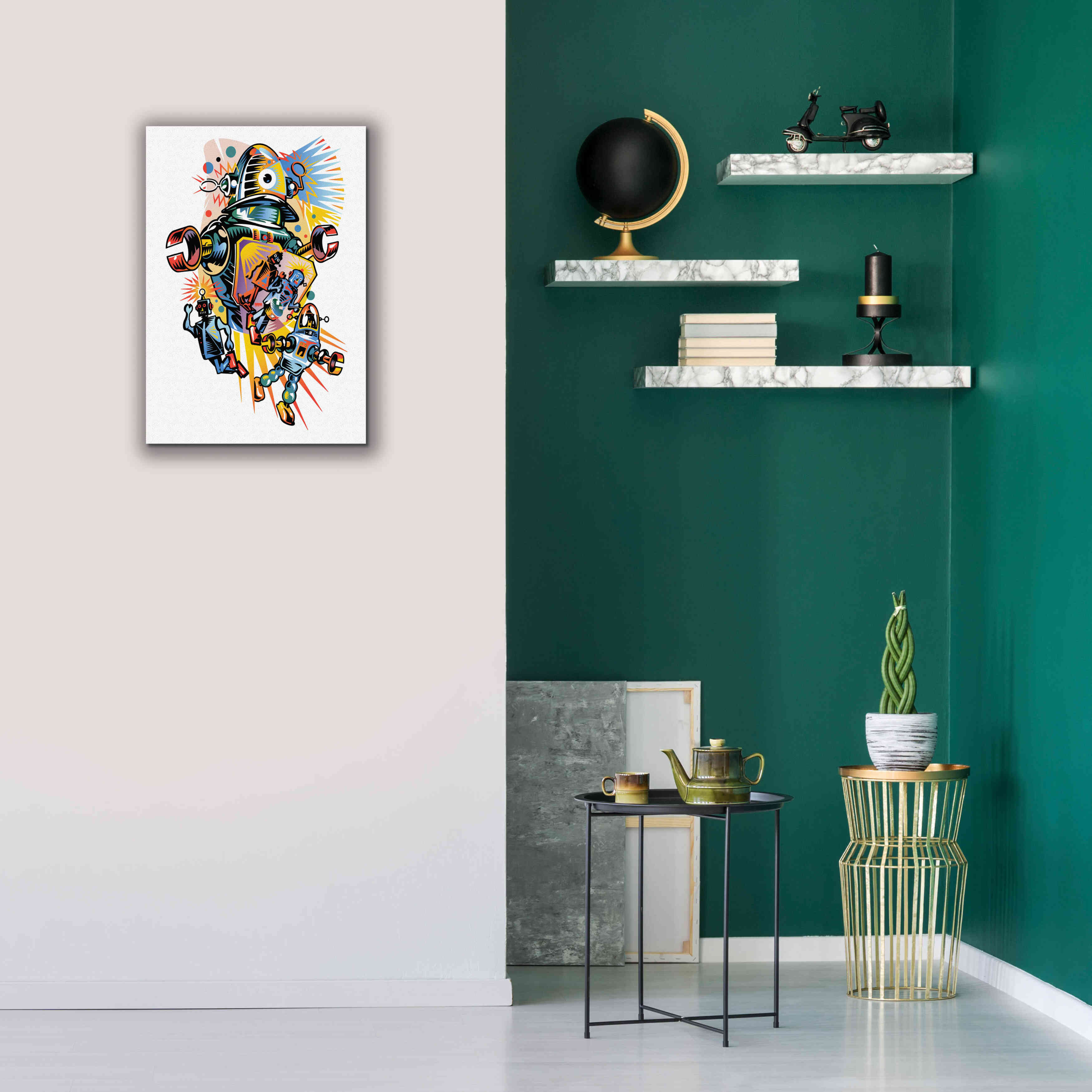 'Take Me To Your Client' by David Chestnutt, Giclee Canvas Wall Art,18 x 26