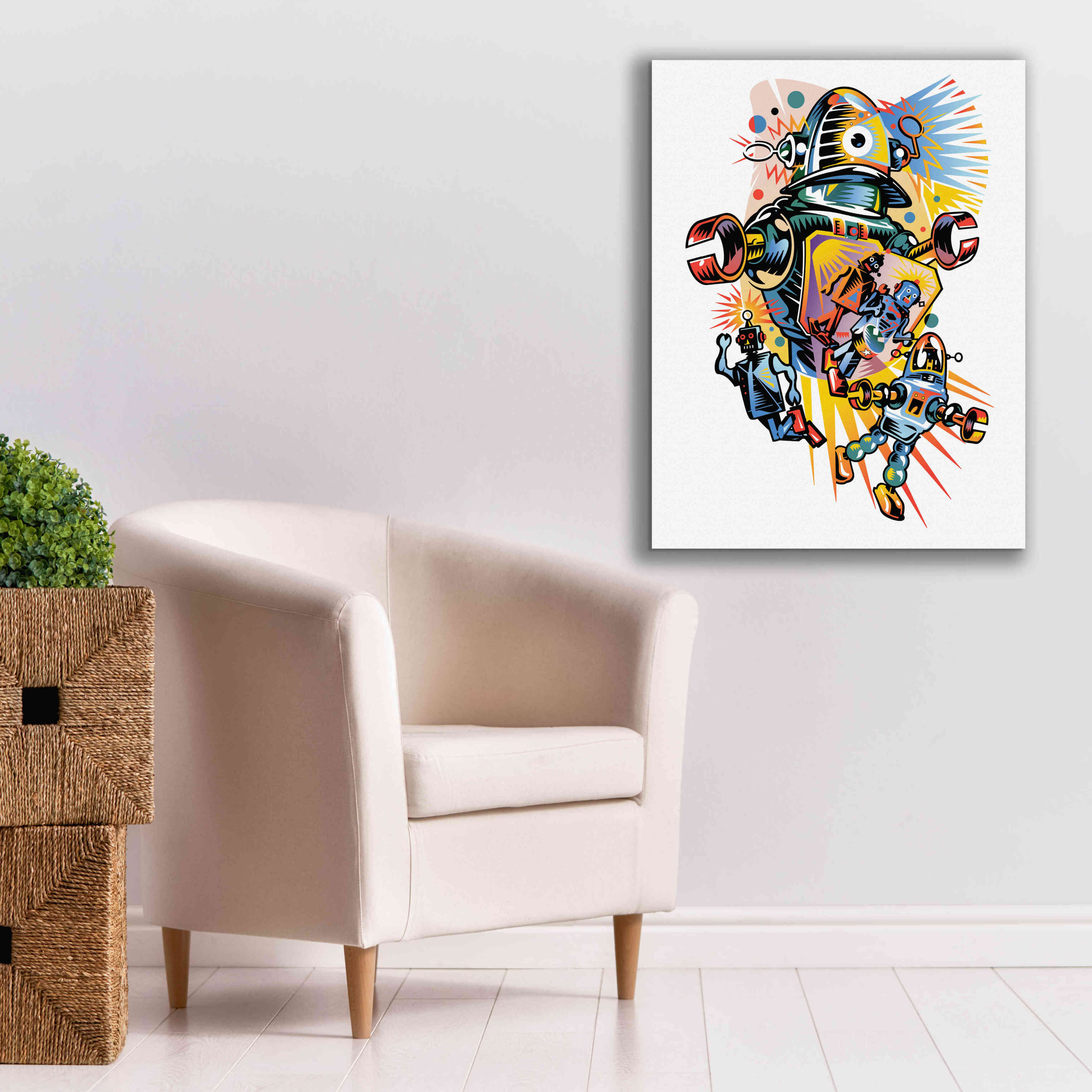 'Take Me To Your Client' by David Chestnutt, Giclee Canvas Wall Art,26 x 34