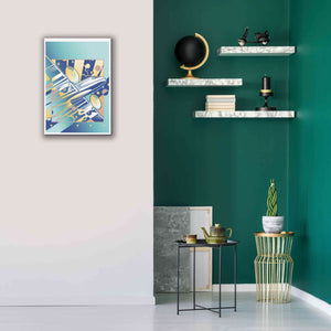 'Taking Off Blue' by David Chestnutt, Giclee Canvas Wall Art,18 x 26