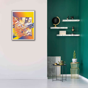 'Taking Off Yellow' by David Chestnutt, Giclee Canvas Wall Art,26 x 34