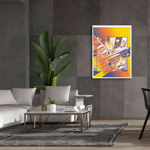 'Taking Off Yellow' by David Chestnutt, Giclee Canvas Wall Art,40 x 54