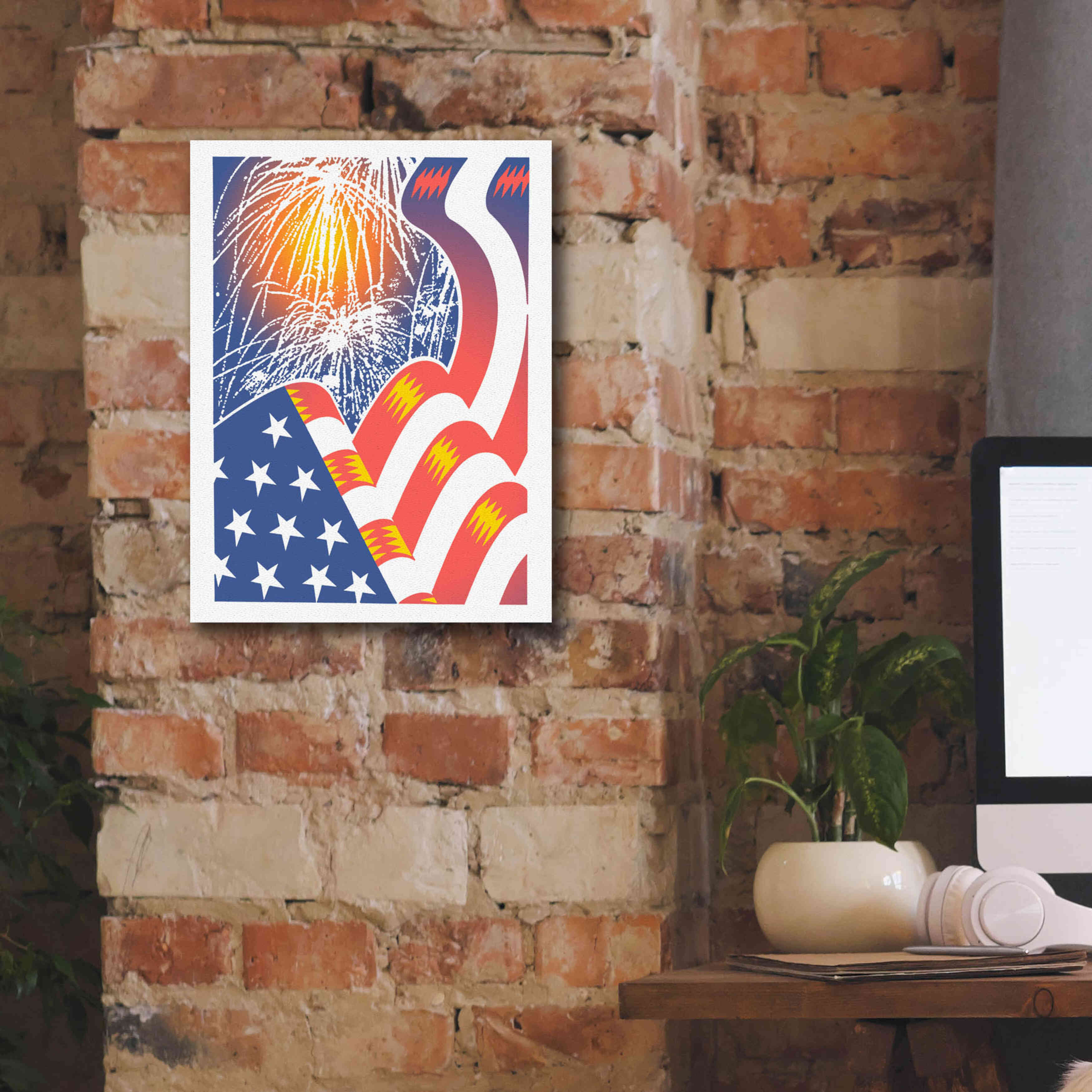 'The Fourth' by David Chestnutt, Giclee Canvas Wall Art,12 x 16