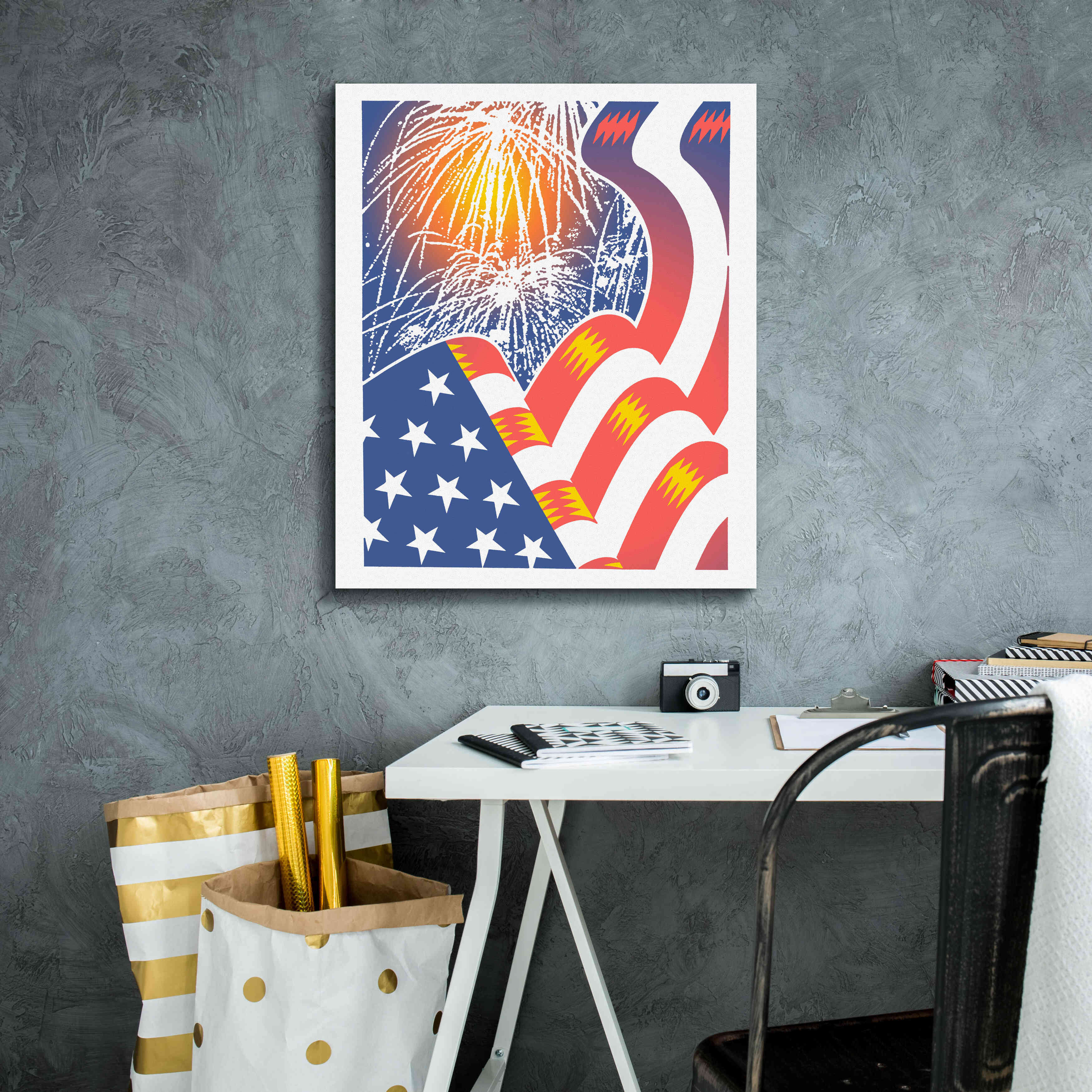 'The Fourth' by David Chestnutt, Giclee Canvas Wall Art,20 x 24