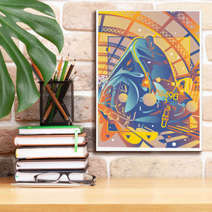 'Train In Station' by David Chestnutt, Giclee Canvas Wall Art,12 x 16