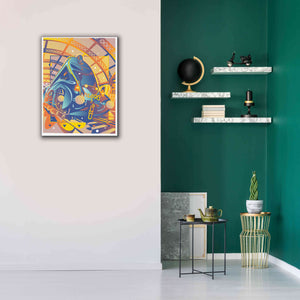 'Train In Station' by David Chestnutt, Giclee Canvas Wall Art,26 x 34