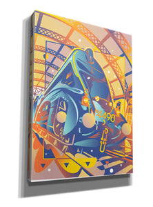 'Train In Station' by David Chestnutt, Giclee Canvas Wall Art