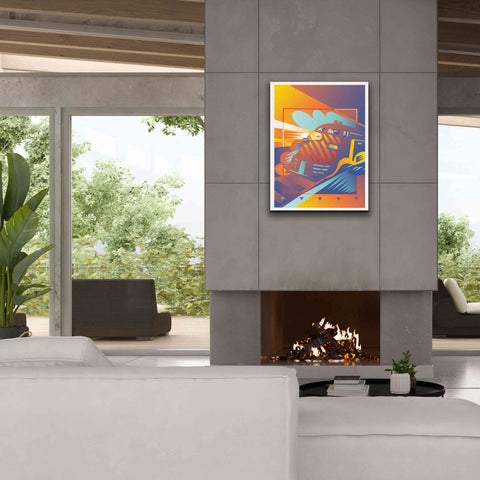 Image of 'Train West' by David Chestnutt, Giclee Canvas Wall Art,26 x 34