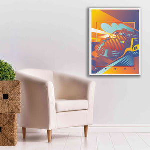 'Train West' by David Chestnutt, Giclee Canvas Wall Art,26 x 34