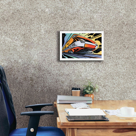 Image of 'Train-High Speed' by David Chestnutt, Giclee Canvas Wall Art,18 x 12