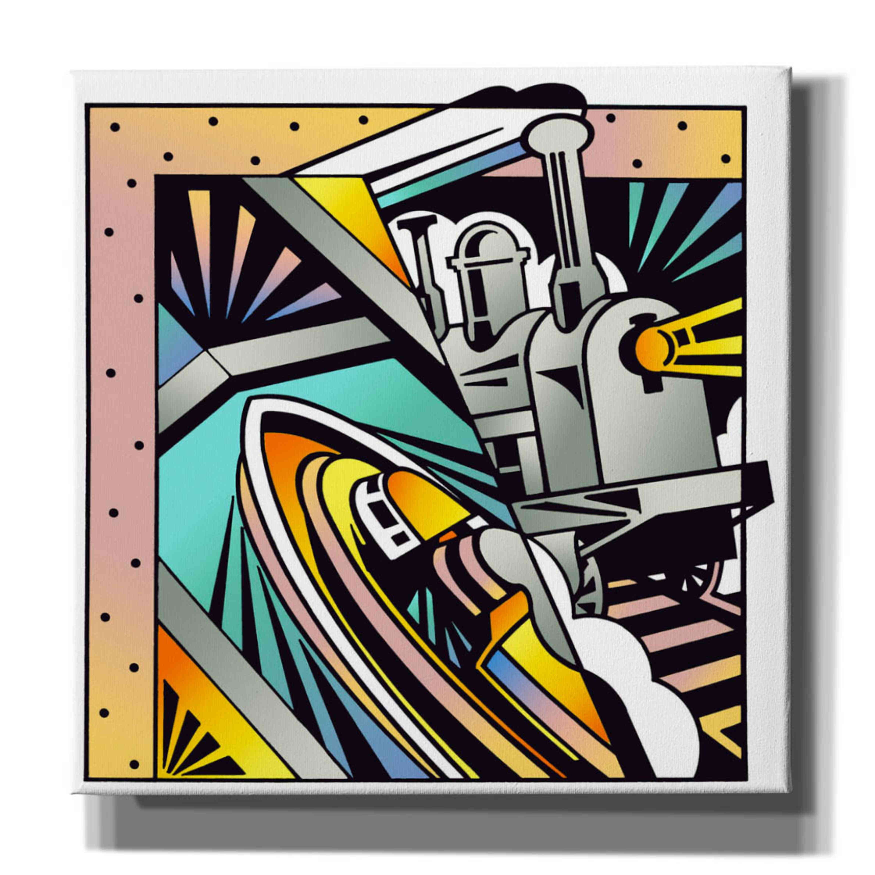 'Transportation' by David Chestnutt, Giclee Canvas Wall Art