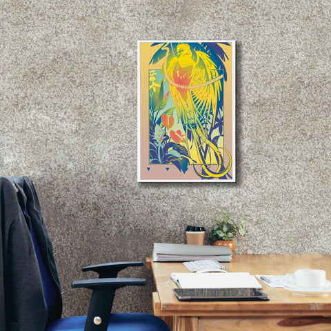 Image of 'Tropical Garden' by David Chestnutt, Giclee Canvas Wall Art,18 x 26