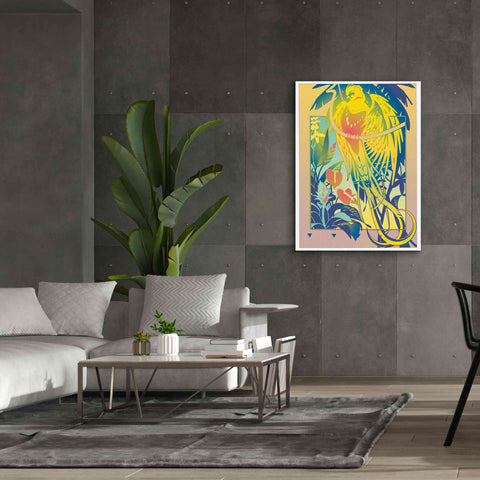Image of 'Tropical Garden' by David Chestnutt, Giclee Canvas Wall Art,40 x 54