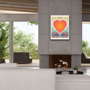 'Valentine Heart' by David Chestnutt, Giclee Canvas Wall Art,26 x 34