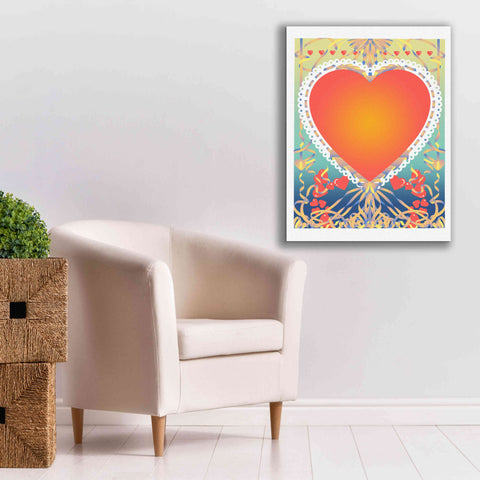 Image of 'Valentine Heart' by David Chestnutt, Giclee Canvas Wall Art,26 x 34