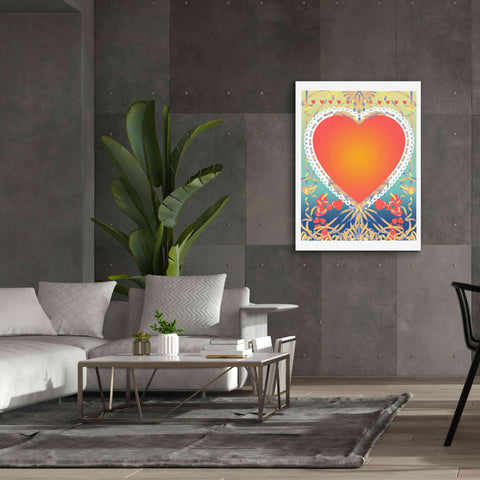 Image of 'Valentine Heart' by David Chestnutt, Giclee Canvas Wall Art,40 x 54