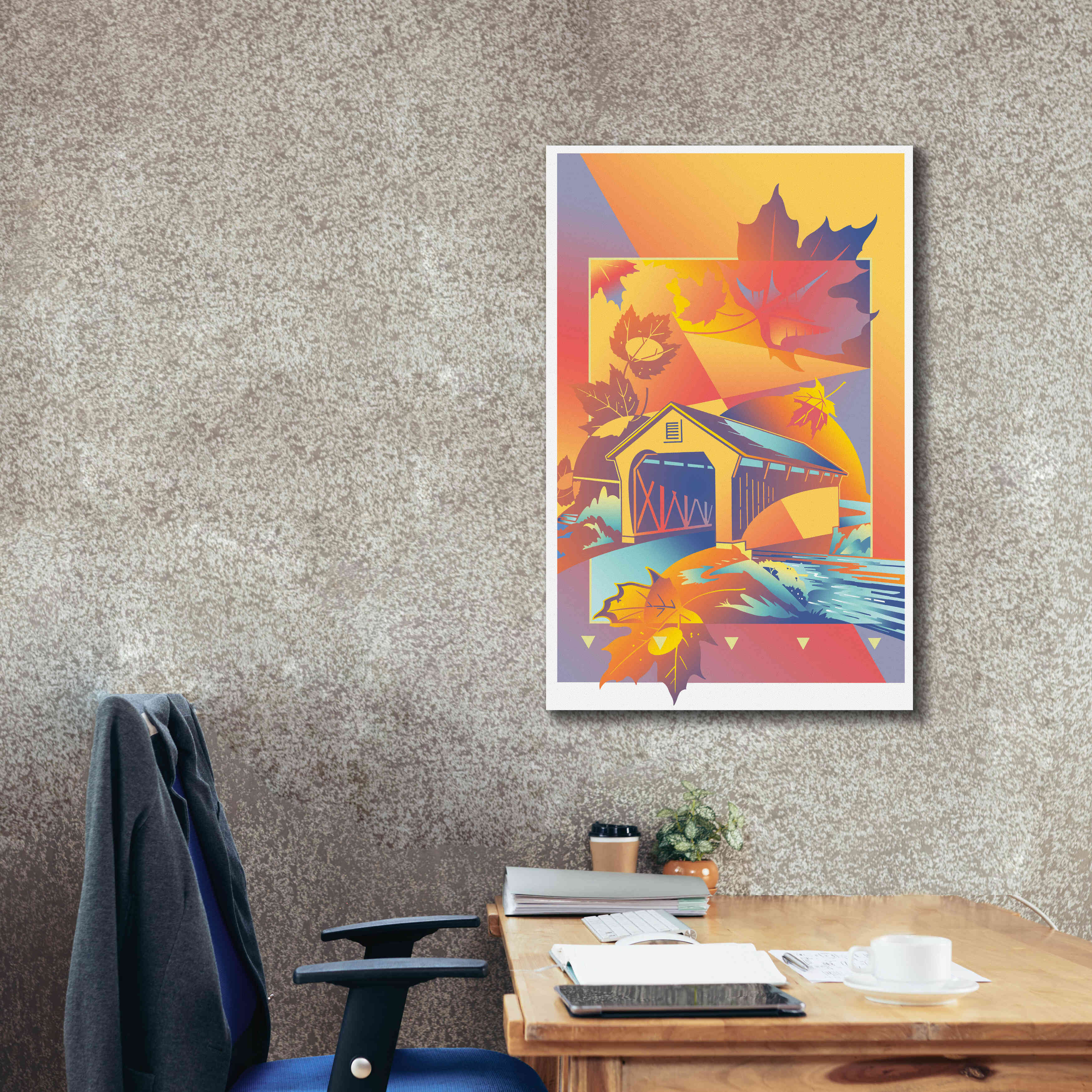 'Vermont' by David Chestnutt, Giclee Canvas Wall Art,26 x 40