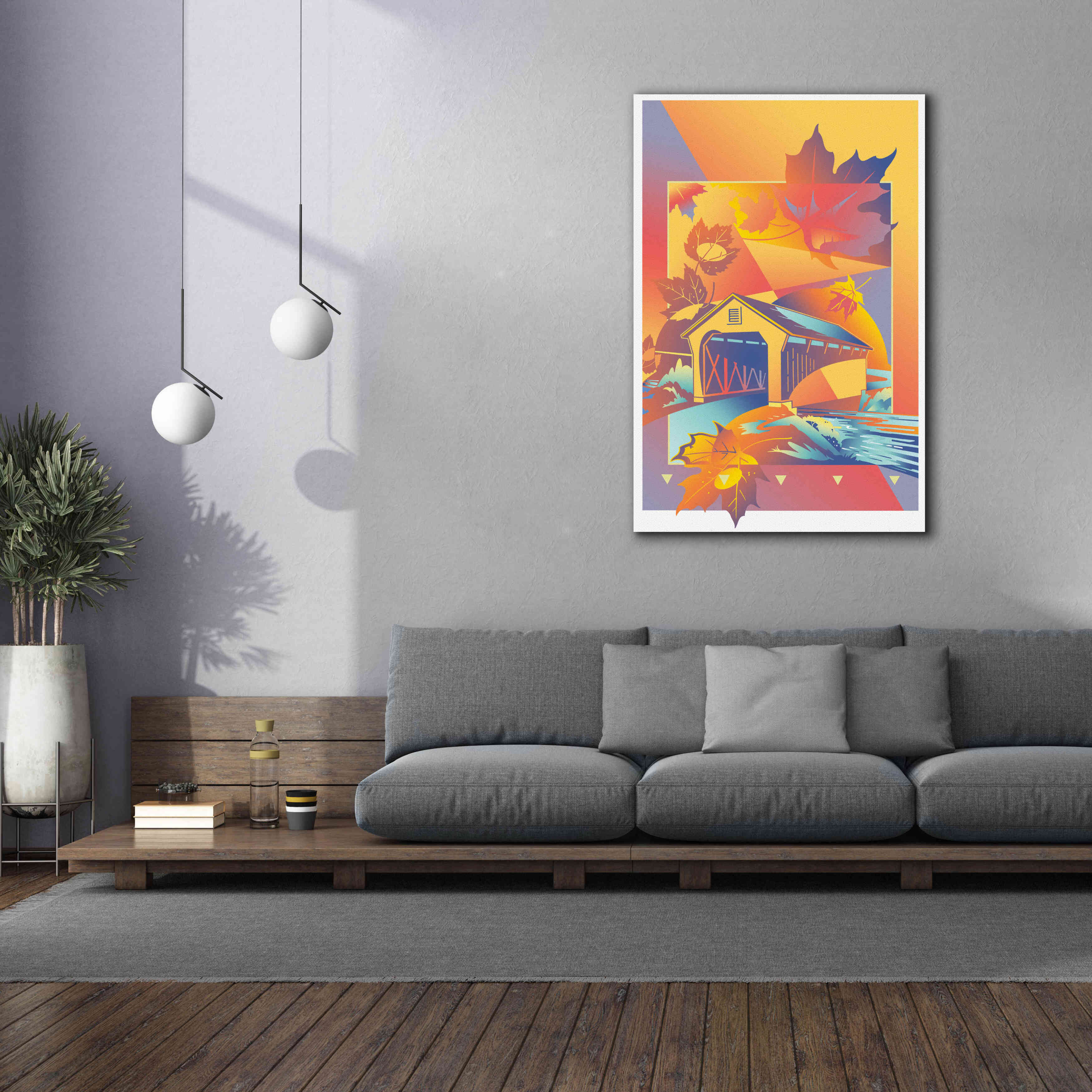 'Vermont' by David Chestnutt, Giclee Canvas Wall Art,40 x 60