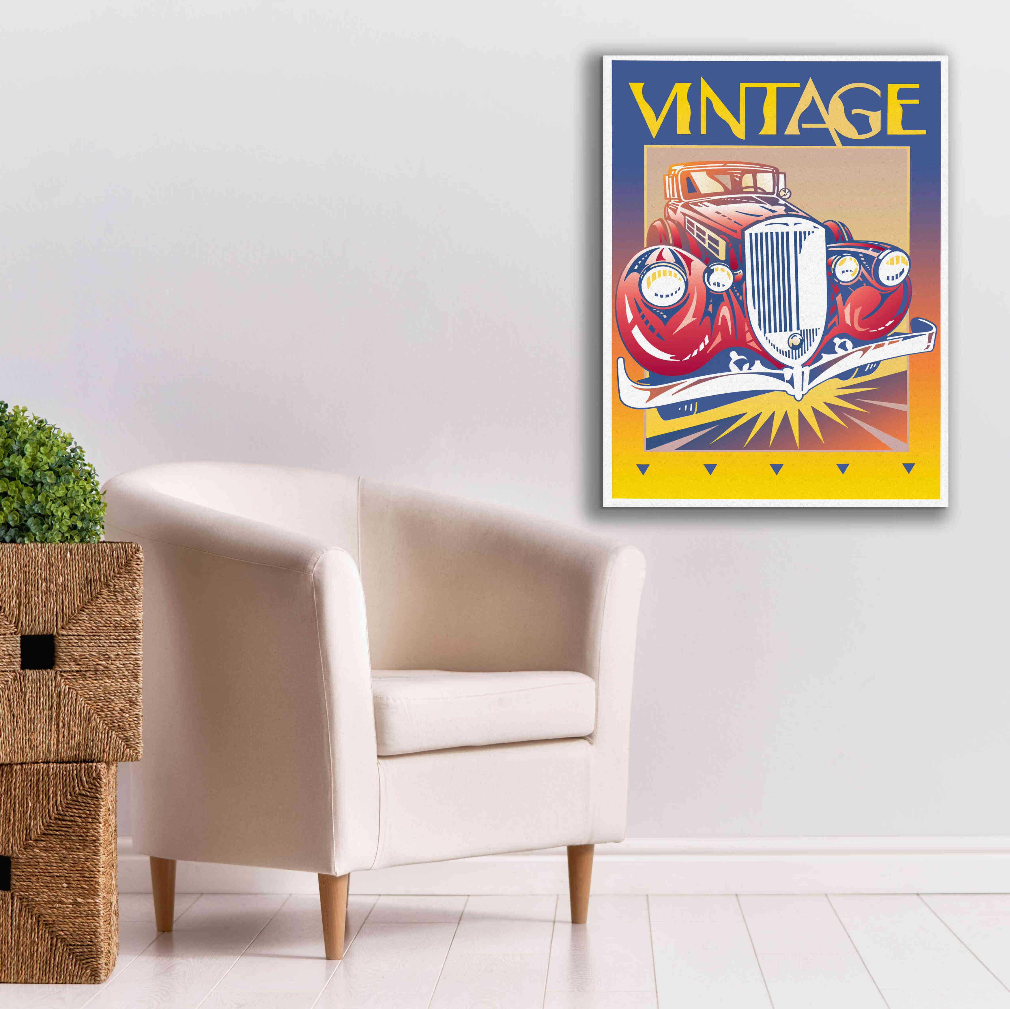 'Vintage' by David Chestnutt, Giclee Canvas Wall Art,26 x 34