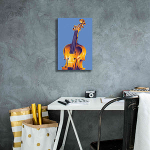 'Violin' by David Chestnutt, Giclee Canvas Wall Art,12 x 18