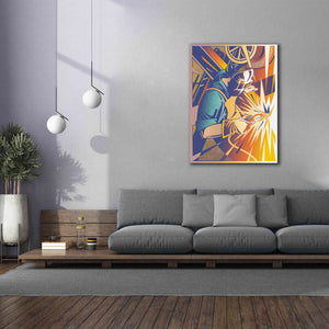 'Welder's Spark' by David Chestnutt, Giclee Canvas Wall Art,40 x 54