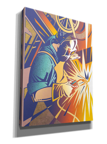 Image of 'Welder's Spark' by David Chestnutt, Giclee Canvas Wall Art