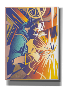 'Welder's Spark' by David Chestnutt, Giclee Canvas Wall Art