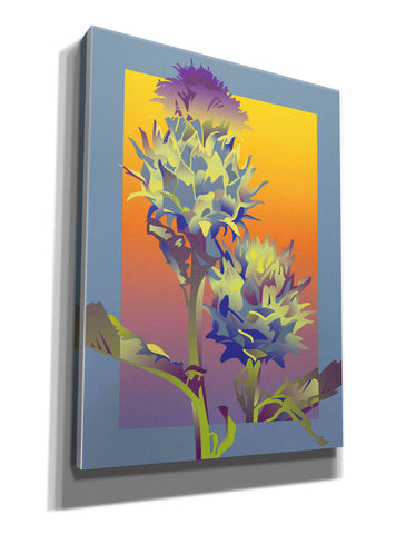Image of 'Blue Thistle' by David Chestnutt, Giclee Canvas Wall Art