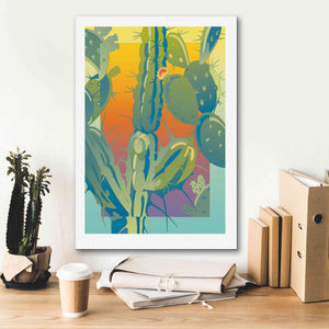 'Cactus' by David Chestnutt, Giclee Canvas Wall Art,18 x 26