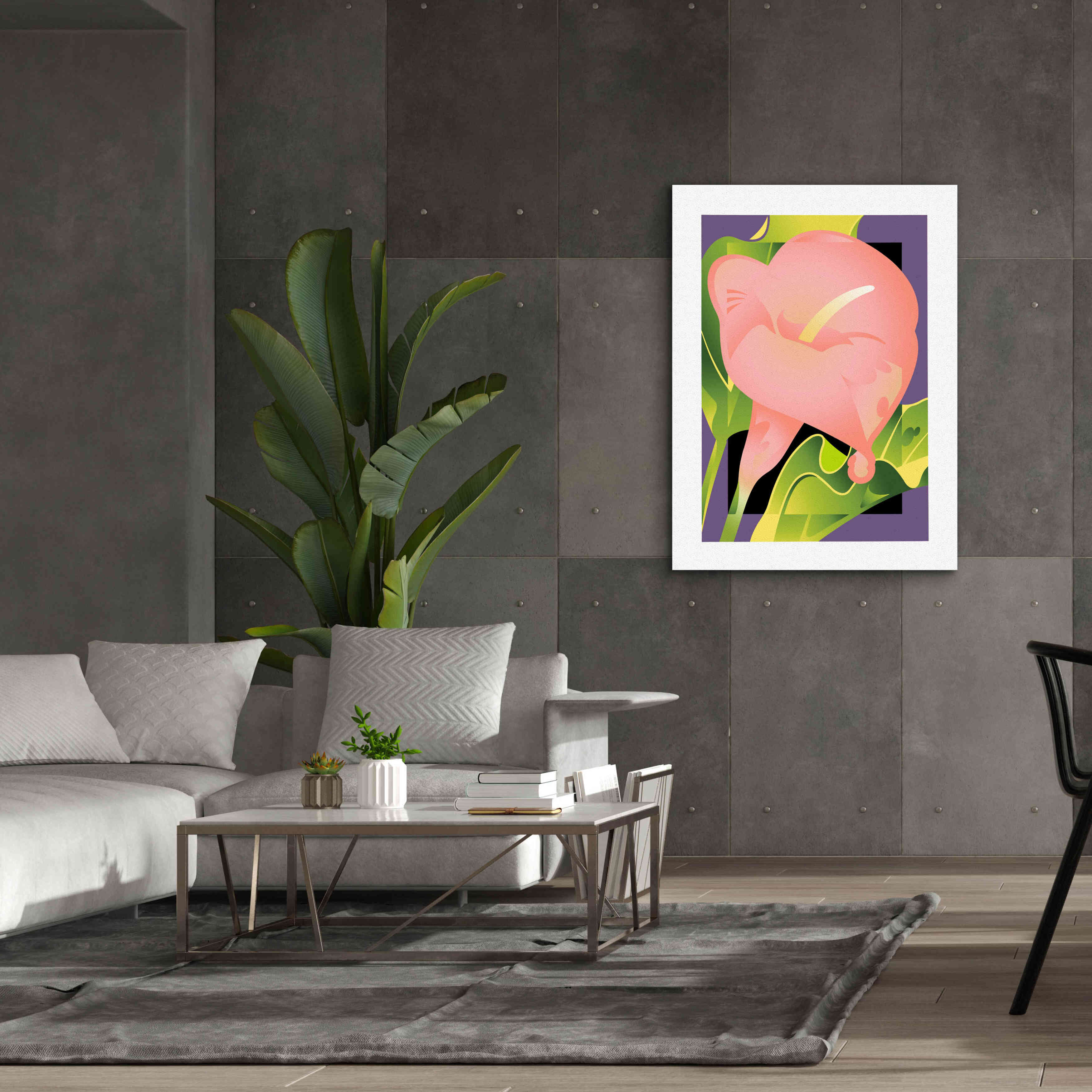 'Calla Pink' by David Chestnutt, Giclee Canvas Wall Art,40 x 54