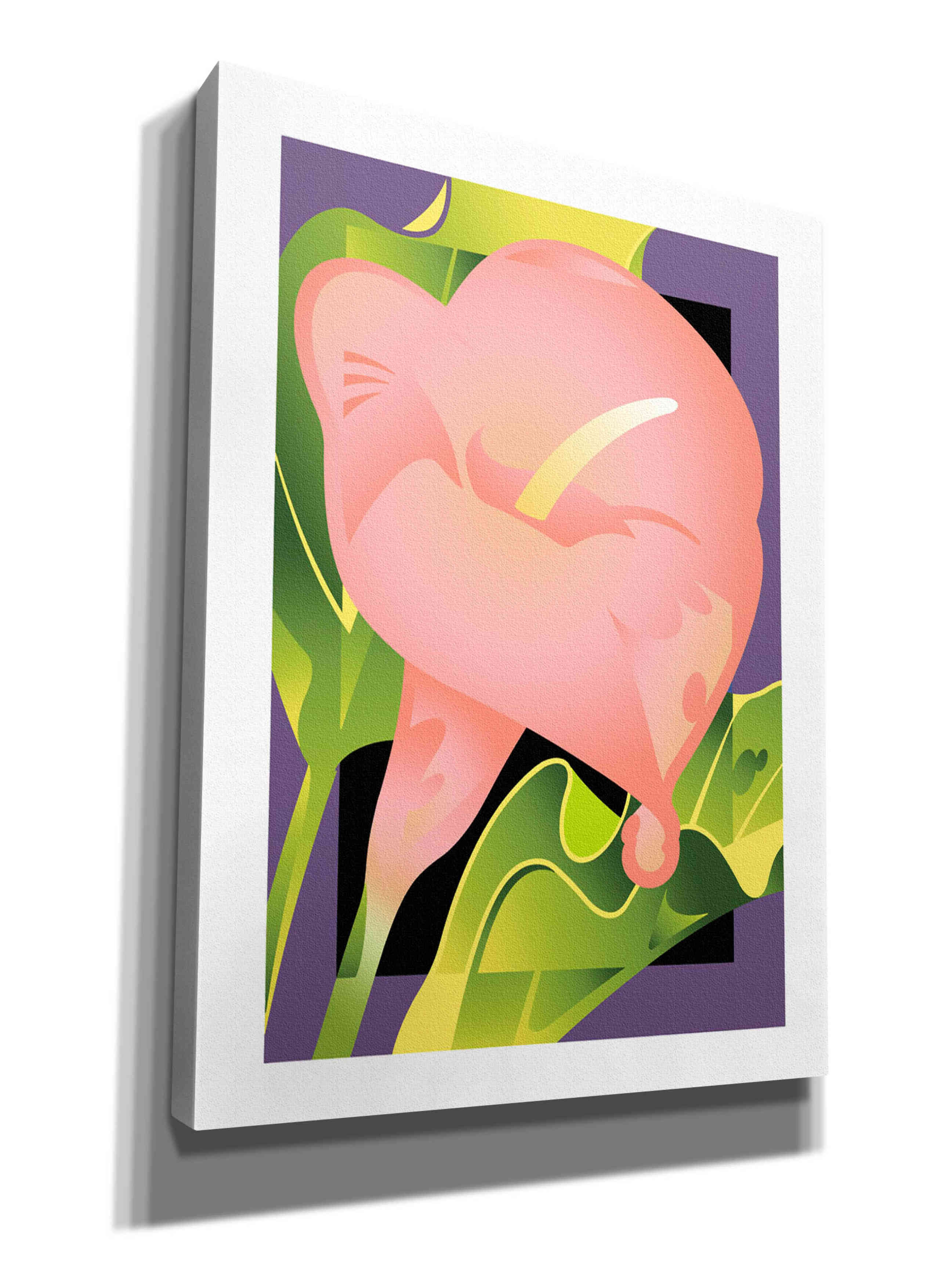'Calla Pink' by David Chestnutt, Giclee Canvas Wall Art