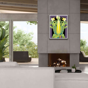 'Corn' by David Chestnutt, Giclee Canvas Wall Art,26 x 34