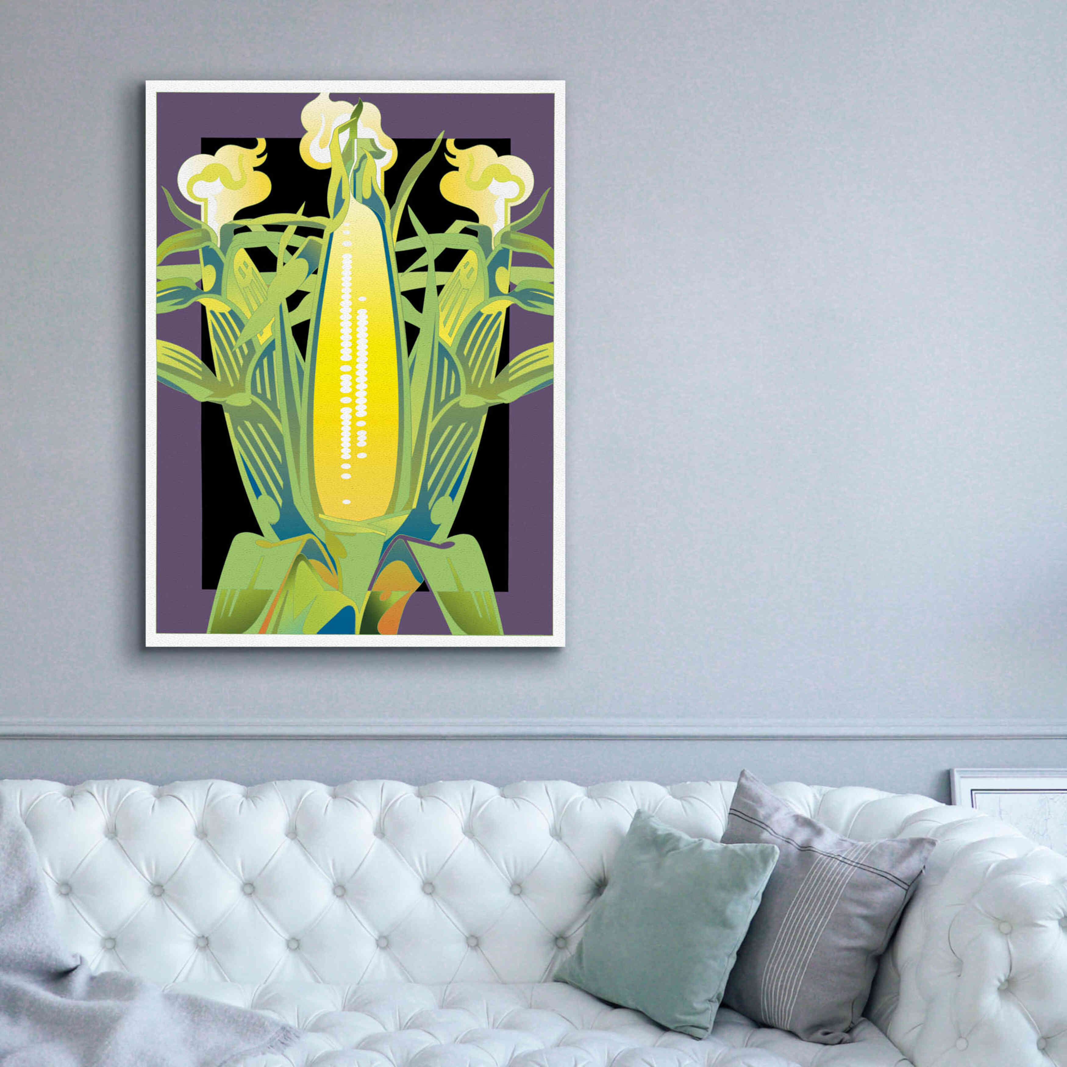 'Corn' by David Chestnutt, Giclee Canvas Wall Art,40 x 54