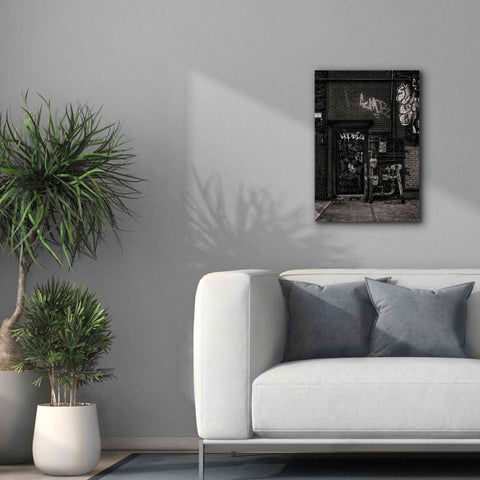 Image of 'Alleyway Pipes No 4' by Brian Carson, Giclee Canvas Wall Art,18 x 26