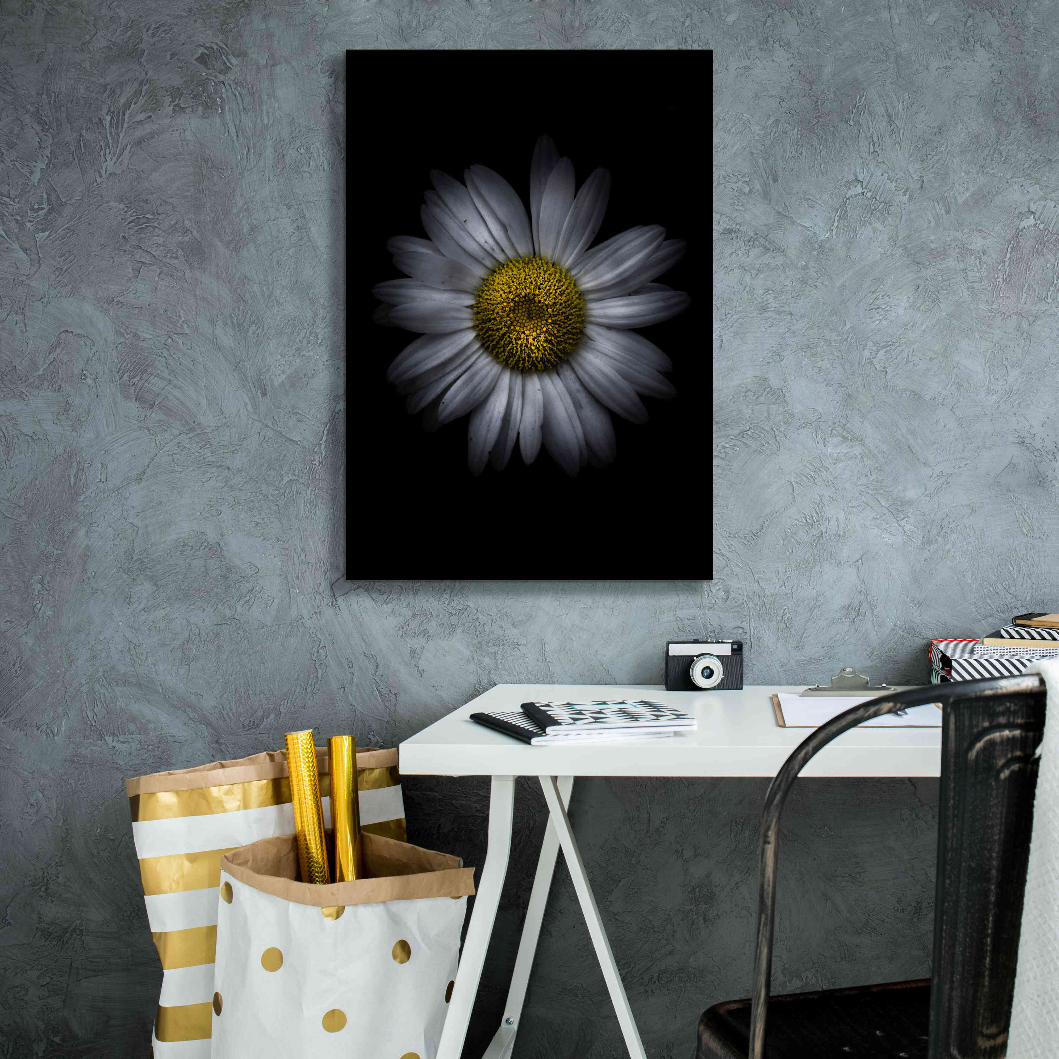 'Backyard Flowers 13 Color Version' by Brian Carson, Giclee Canvas Wall Art,18 x 26