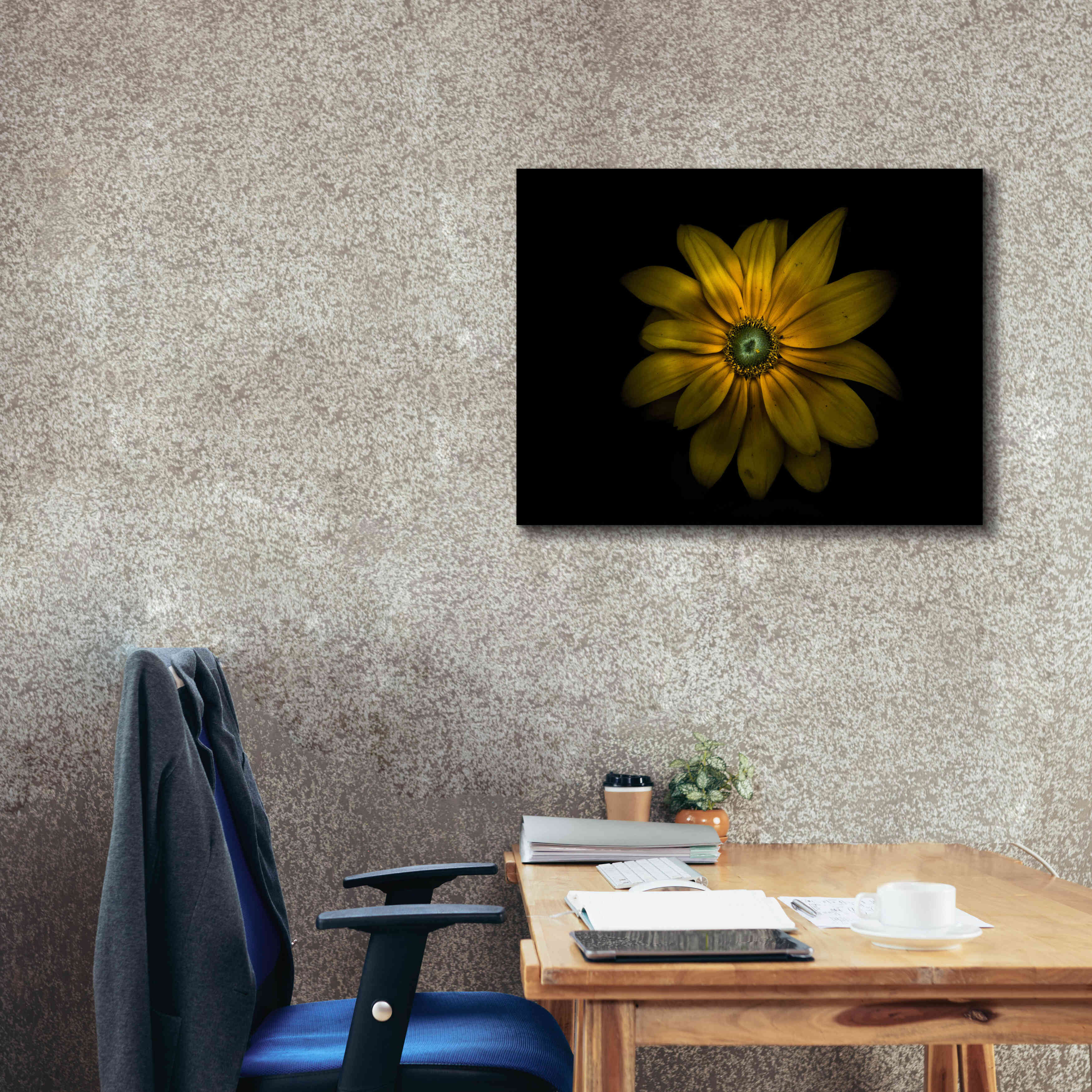 'Backyard Flowers 34 Color Version' by Brian Carson, Giclee Canvas Wall Art,34 x 26