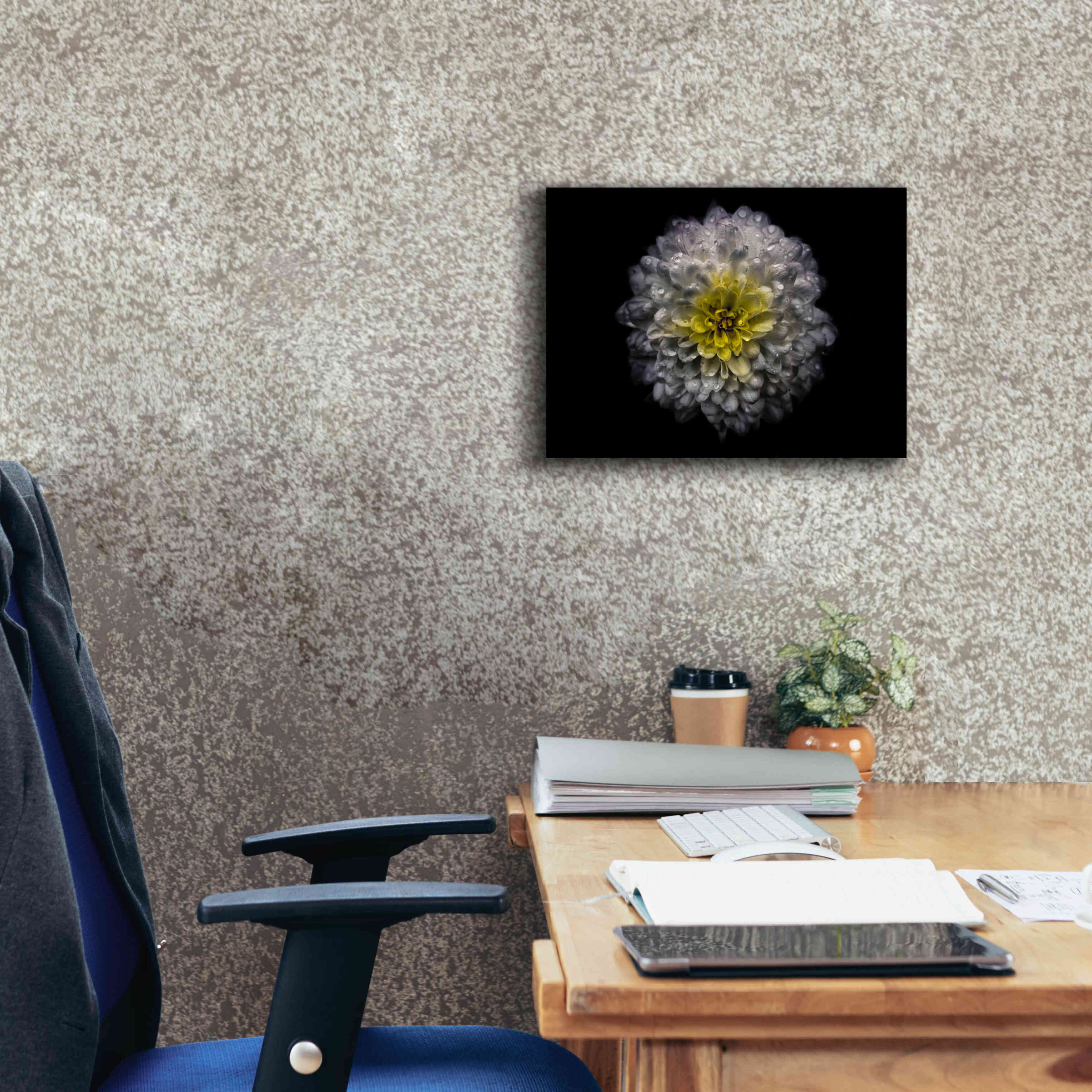 'Backyard Flowers 46 Color Version' by Brian Carson, Giclee Canvas Wall Art,16 x 12