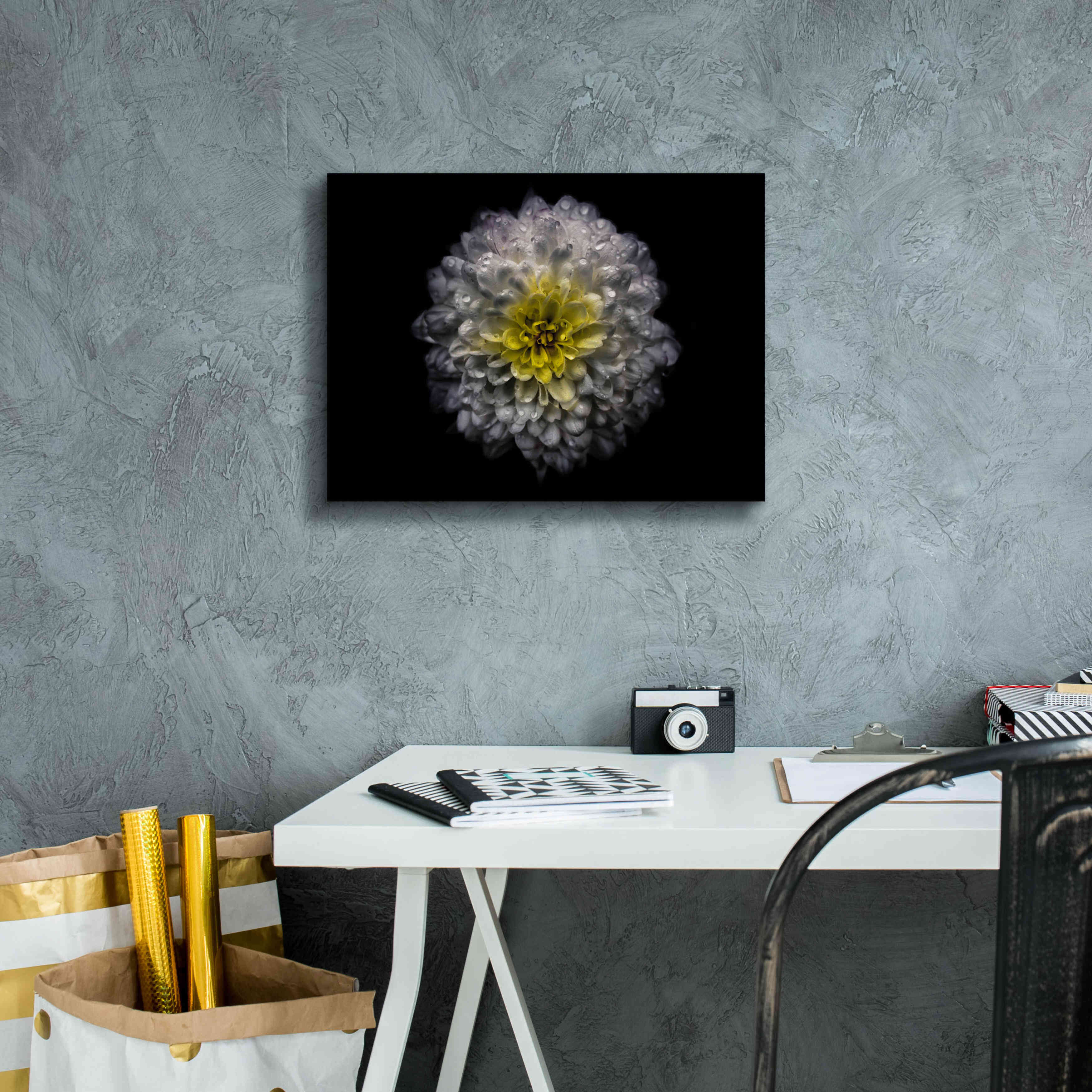 'Backyard Flowers 46 Color Version' by Brian Carson, Giclee Canvas Wall Art,16 x 12