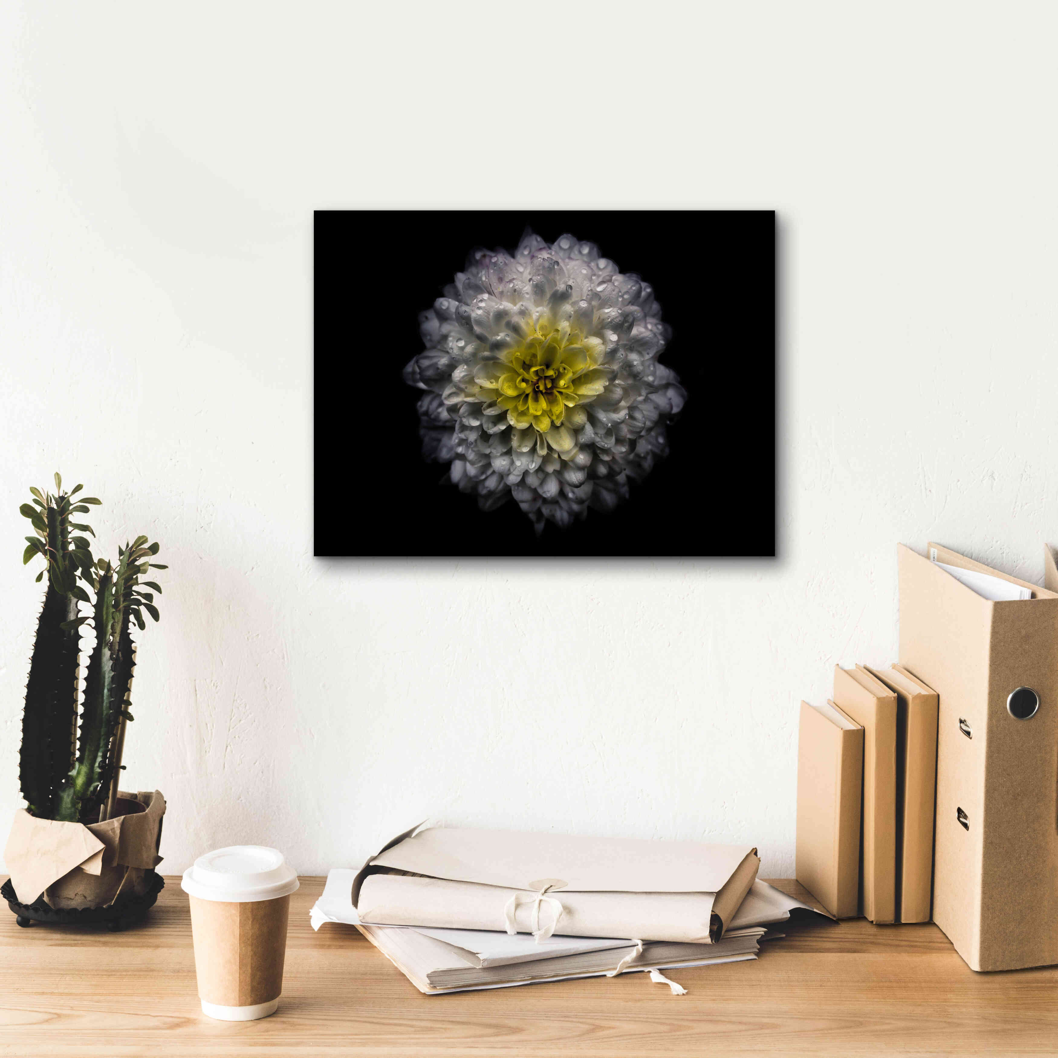 'Backyard Flowers 46 Color Version' by Brian Carson, Giclee Canvas Wall Art,16 x 12