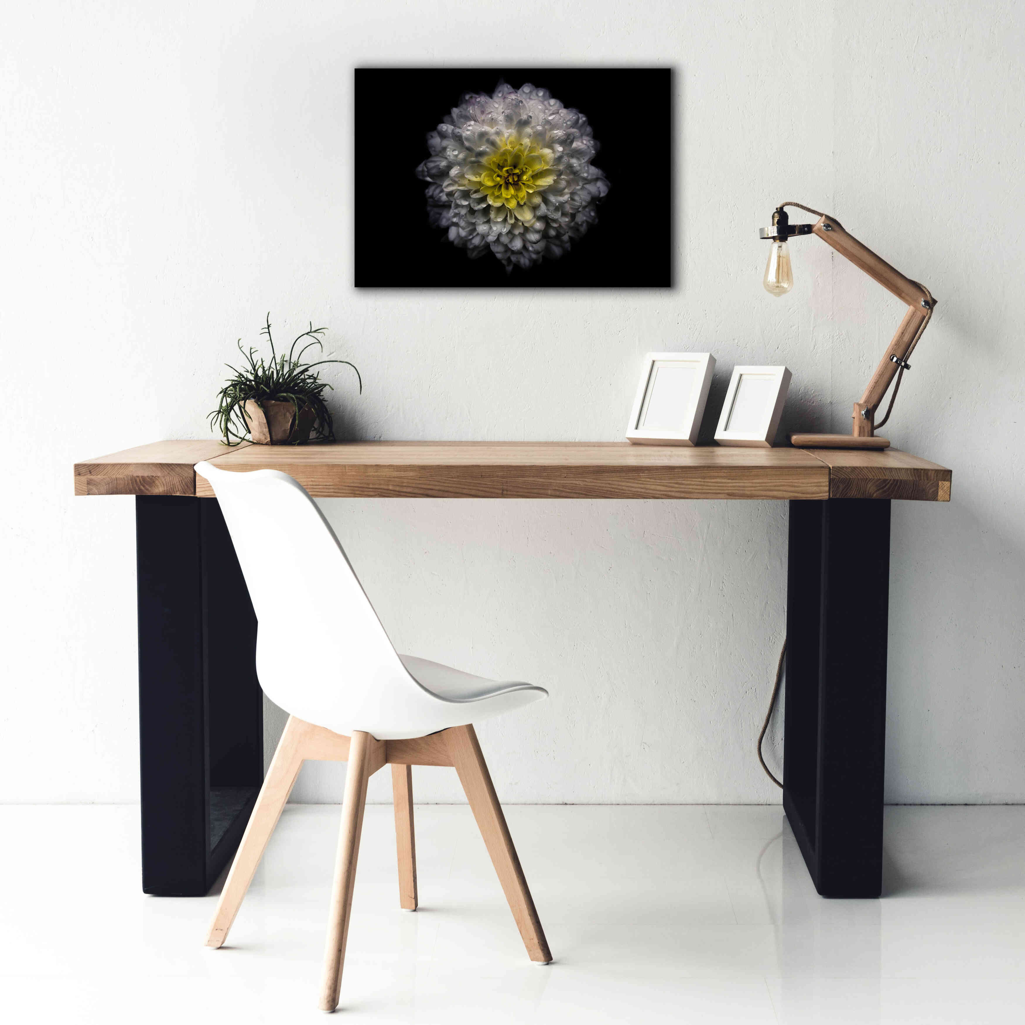 'Backyard Flowers 46 Color Version' by Brian Carson, Giclee Canvas Wall Art,26 x 18