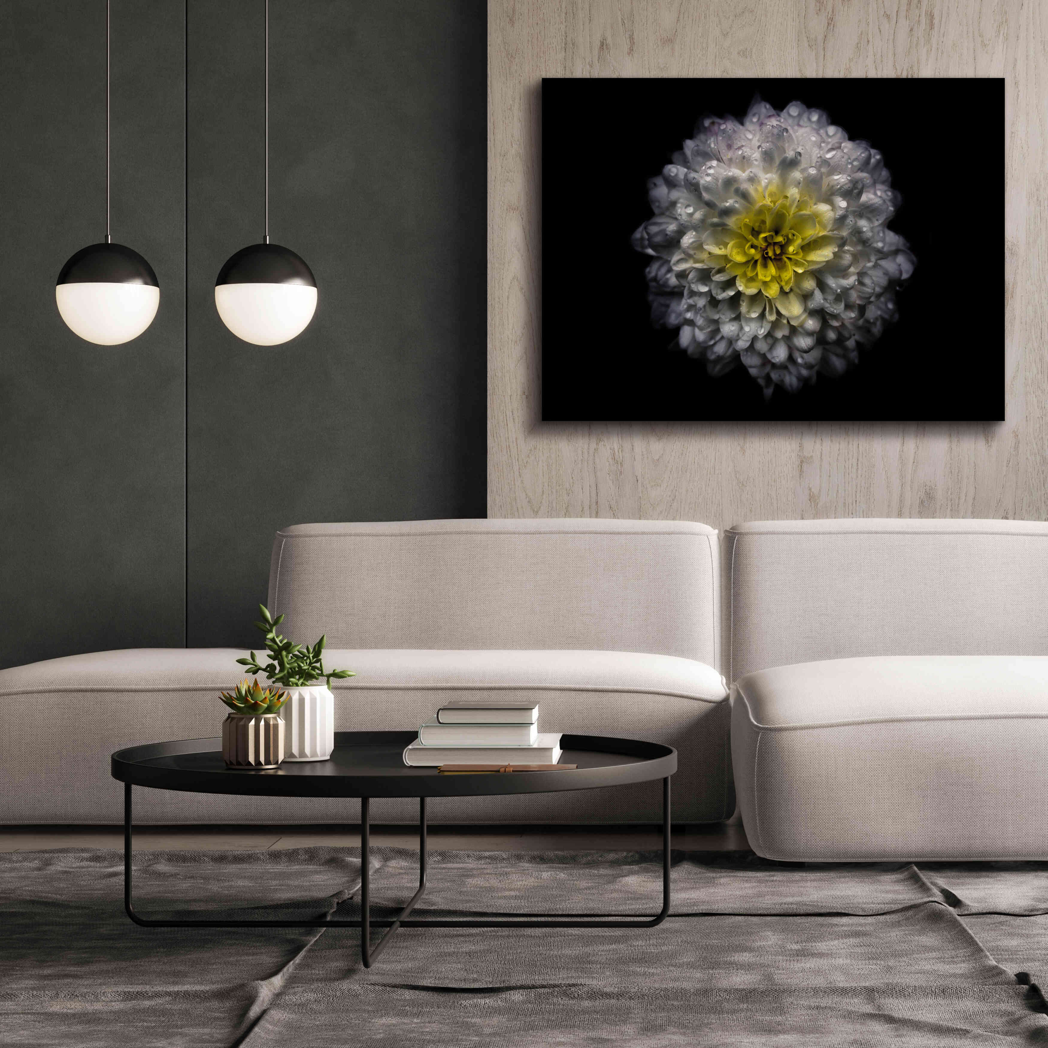 'Backyard Flowers 46 Color Version' by Brian Carson, Giclee Canvas Wall Art,54 x 40