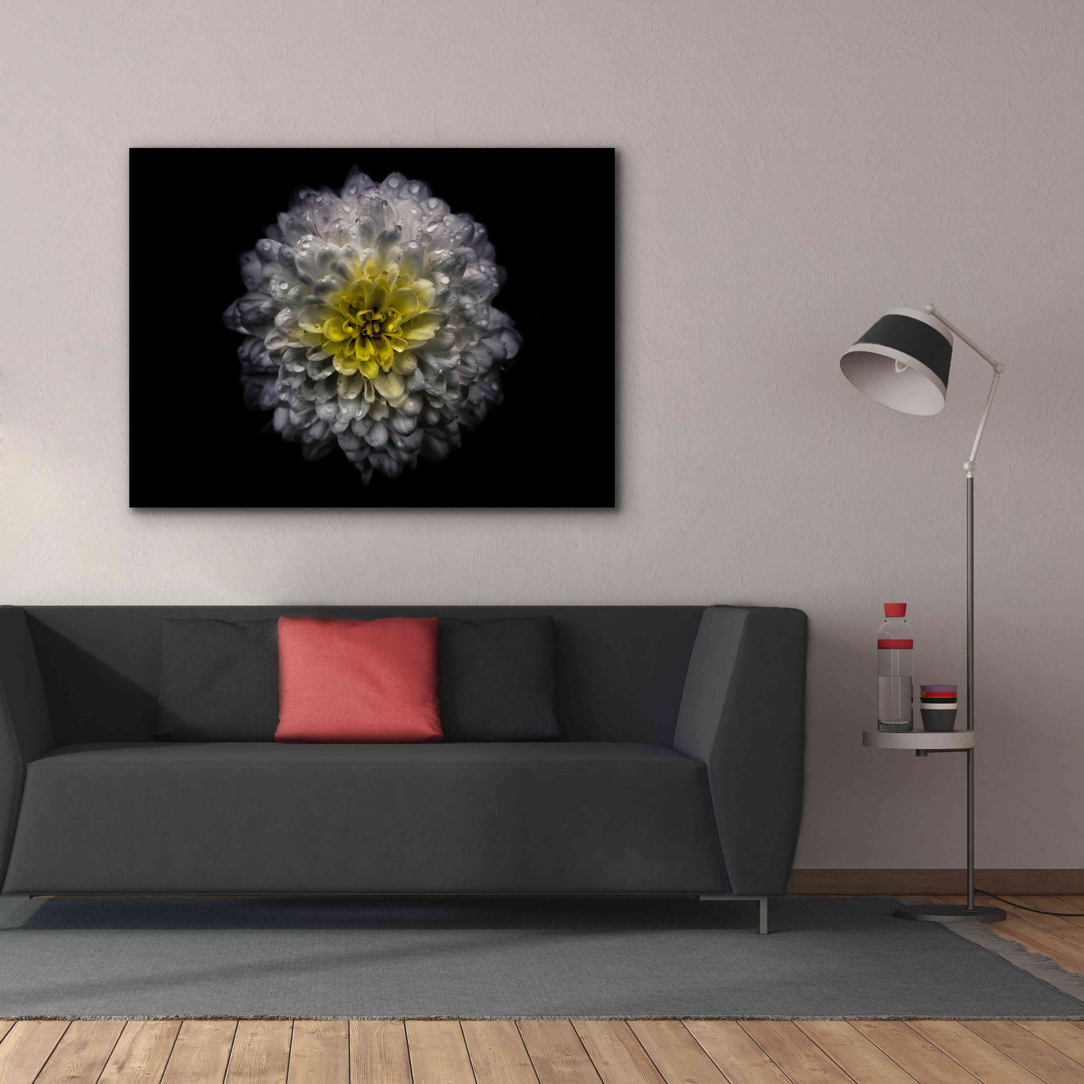 'Backyard Flowers 46 Color Version' by Brian Carson, Giclee Canvas Wall Art,54 x 40