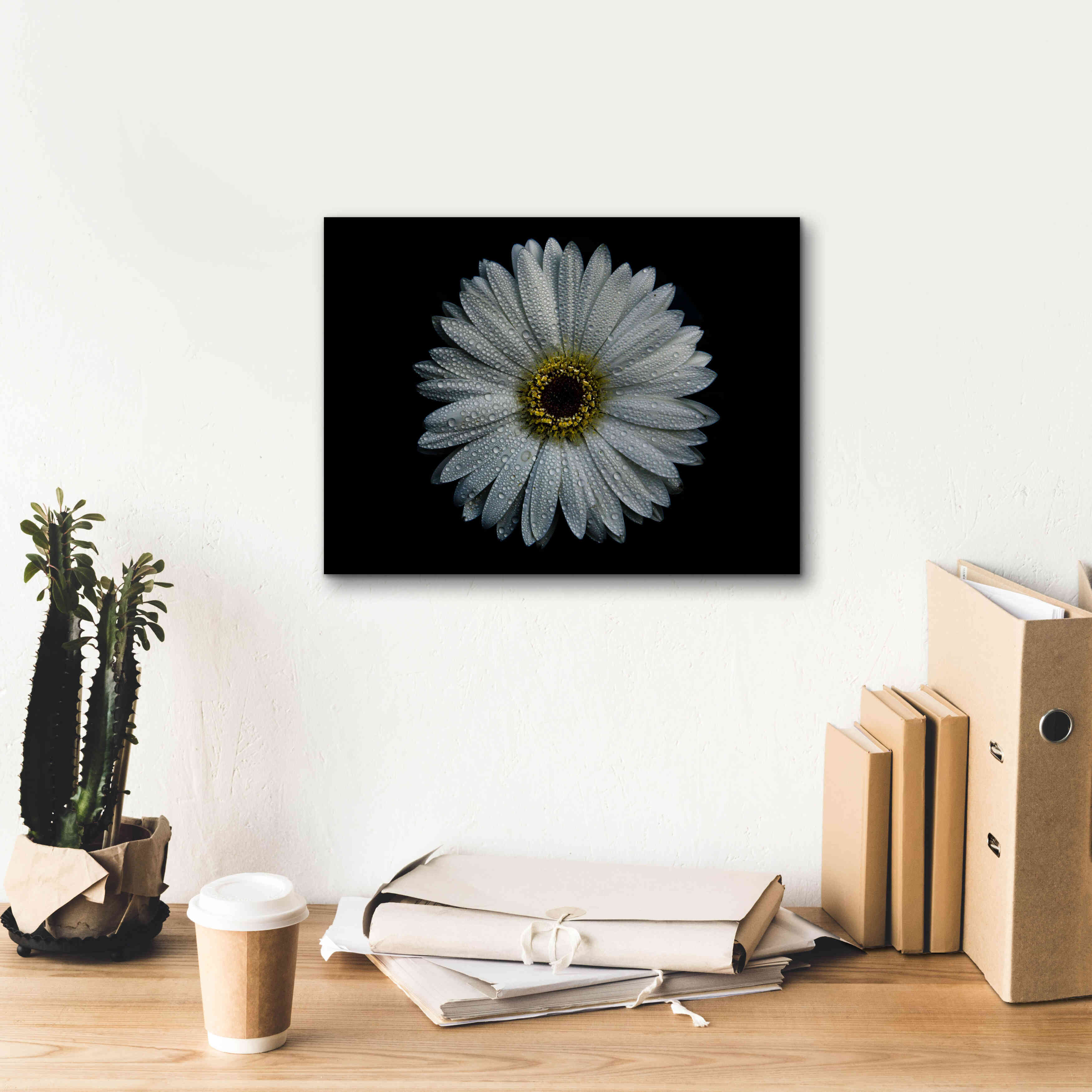 'Backyard Flowers 71 Color Version' by Brian Carson, Giclee Canvas Wall Art,16 x 12