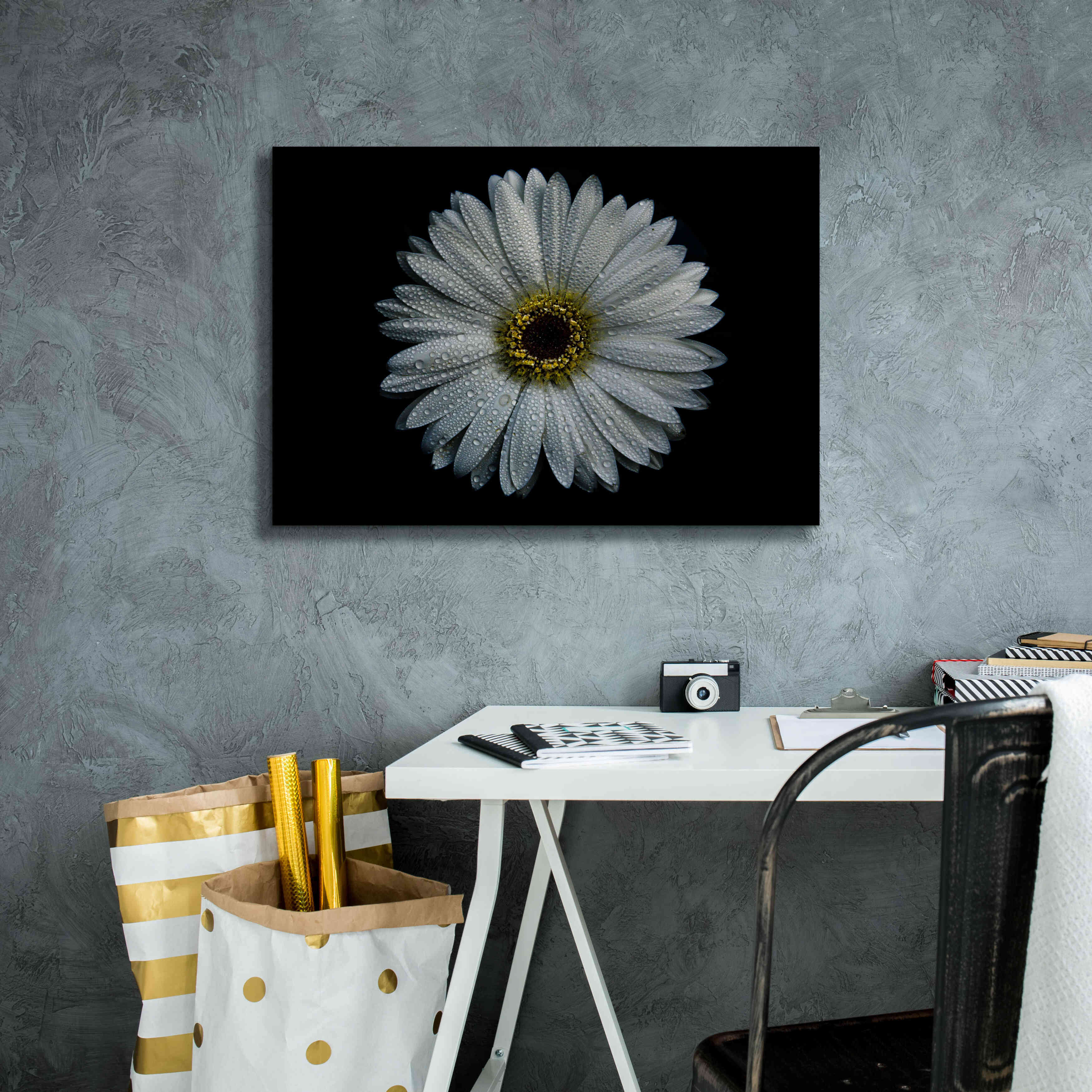 'Backyard Flowers 71 Color Version' by Brian Carson, Giclee Canvas Wall Art,26 x 18
