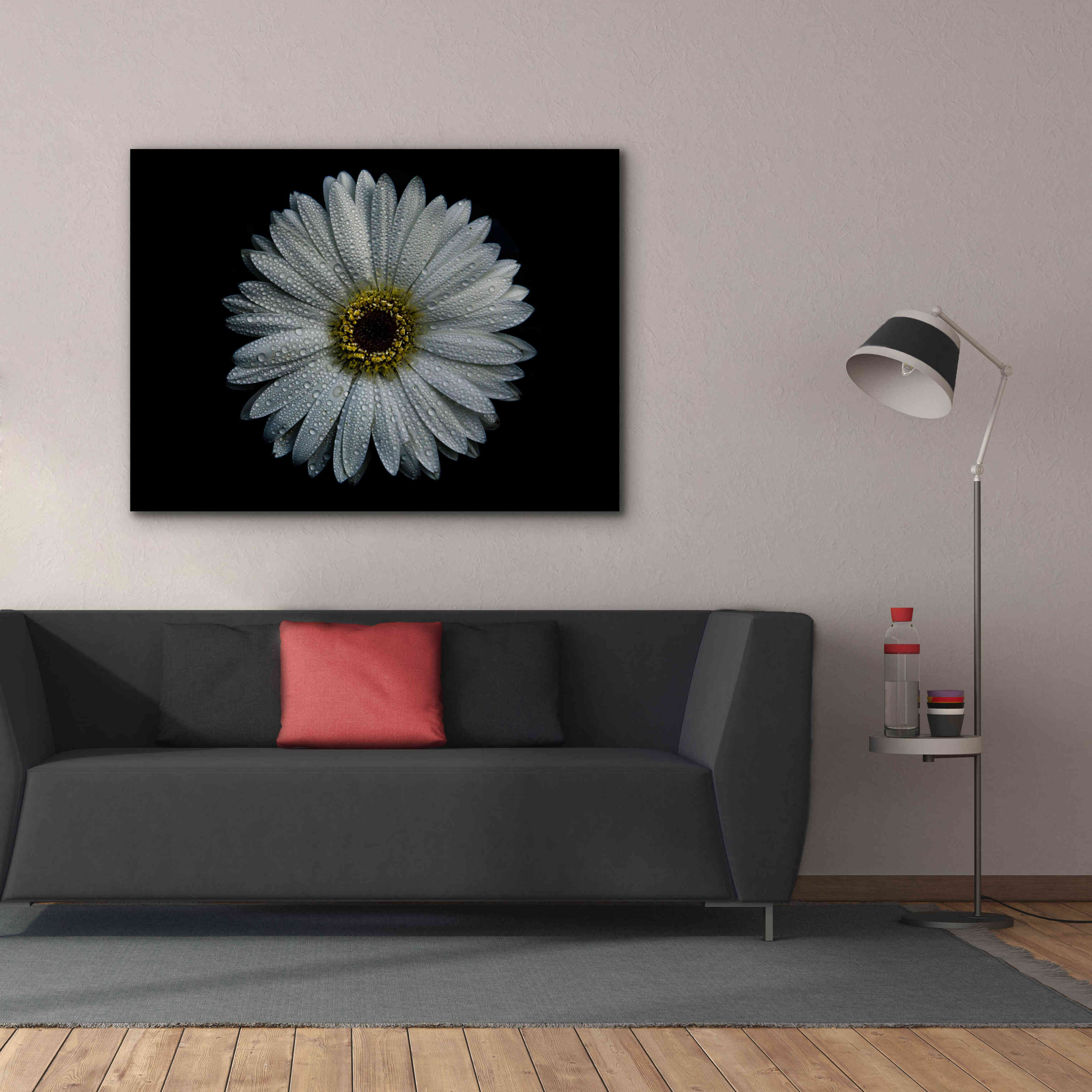 'Backyard Flowers 71 Color Version' by Brian Carson, Giclee Canvas Wall Art,54 x 40