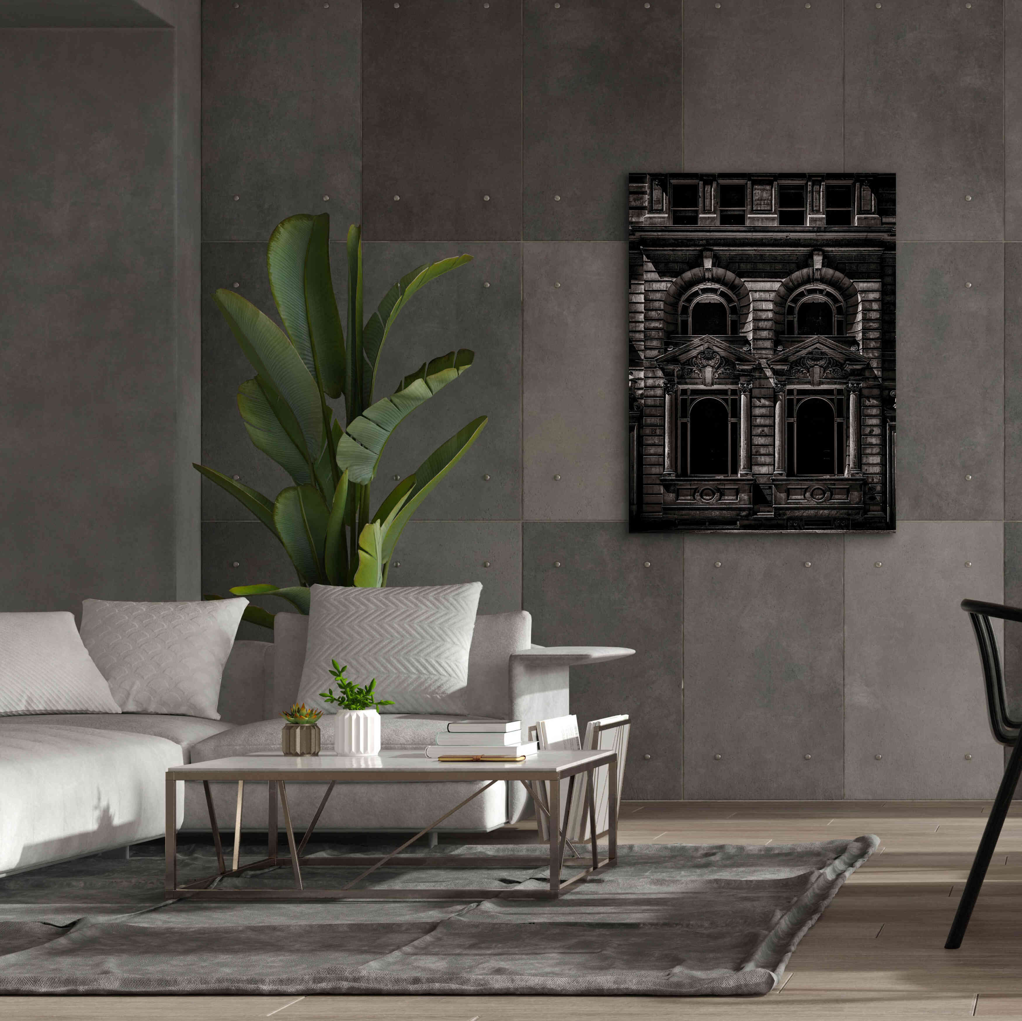 'Birkbeck Building No 2' by Brian Carson, Giclee Canvas Wall Art,40 x 54